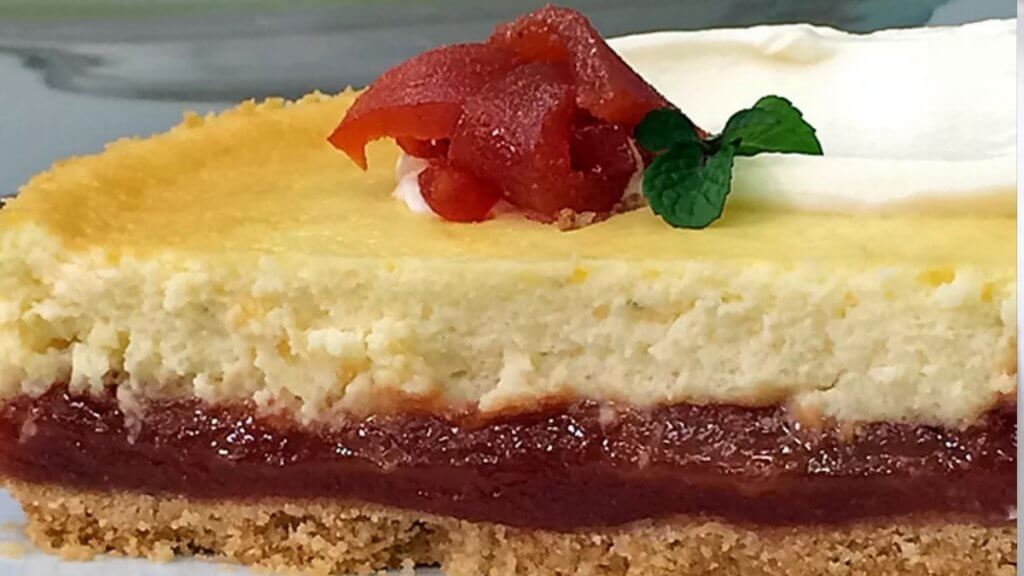 Cheesecake de goiabada e requeijão da Ana Maria fácil e delicioso
