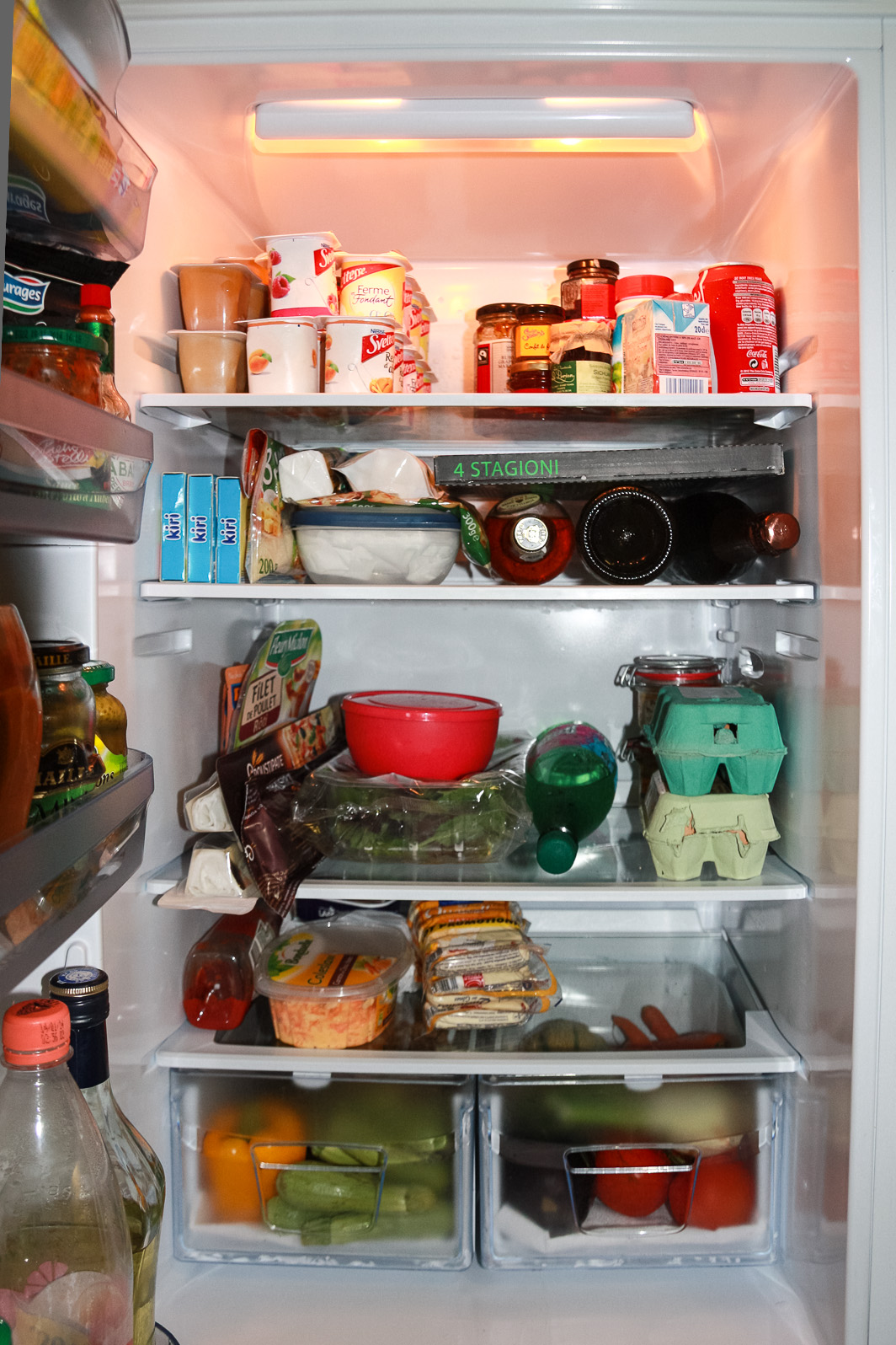7 dicas para parar de comer besteira:  organize a sua geladeira